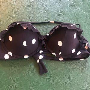NWT Gap Body Polka Dot Bikini Top Size 34B